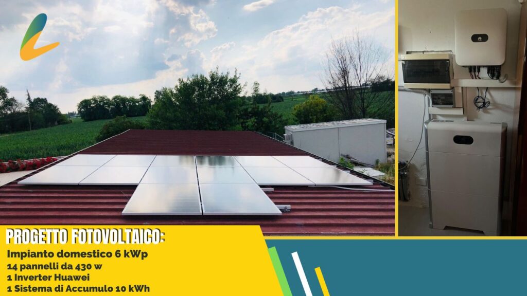 Impianto domestico - 6kWp